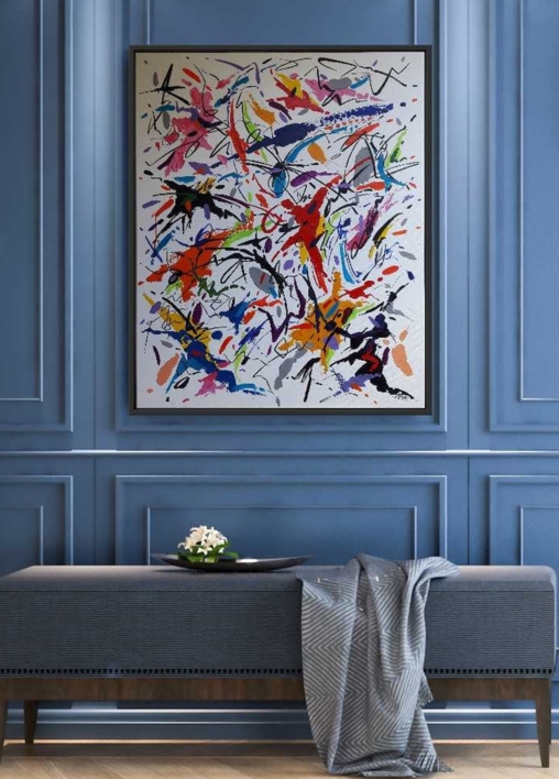 HOUGAKU  MUSIC  JAPAN - I | Pintura de Valeriano Cortázar | Compra arte en Flecha.es