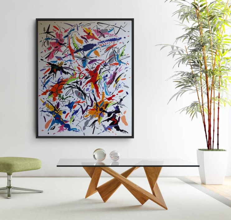 HOUGAKU  MUSIC  JAPAN - I | Pintura de Valeriano Cortázar | Compra arte en Flecha.es