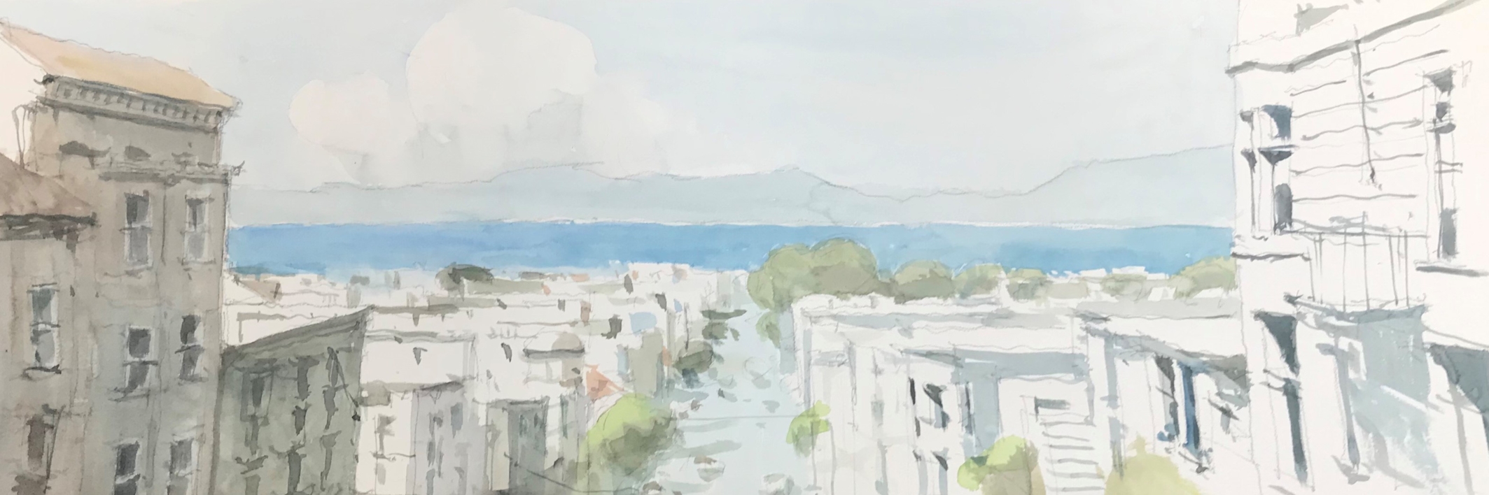Bahía de San Francisco |Pintura de Iñigo Lizarraga | Compra arte en Flecha.es