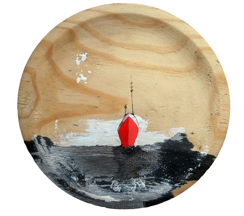 Ship #10 |Pintura de Aya Eliav | Compra arte en Flecha.es