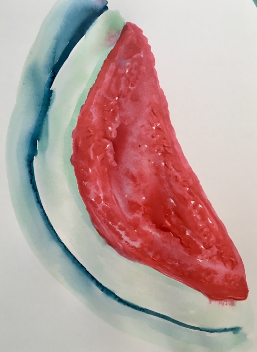 Melting watermelon | Dibujo de Lisa | Compra arte en Flecha.es