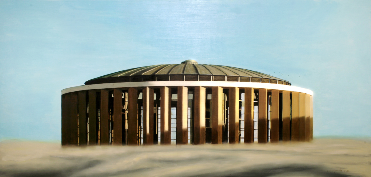 Atocha Cercanías | Pintura de Enrique González | Compra arte en Flecha.es