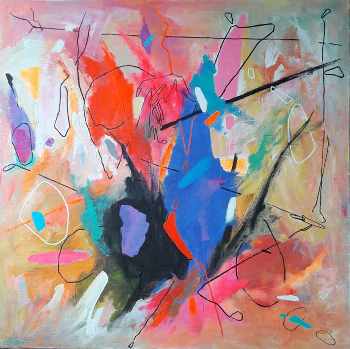 BLUES MAN |Pintura de Valeriano Cortázar | Compra arte en Flecha.es