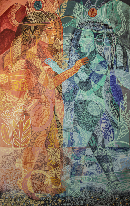 Amar |Ilustración de Sandra Gobet | Compra arte en Flecha.es