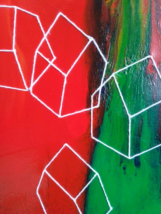 Ciudad baño de calor  I |Pintura de Santi Gómez Carreras | Compra arte en Flecha.es