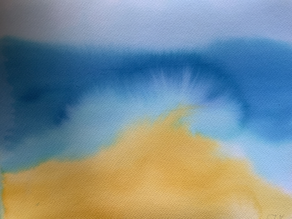 Playa de Comporta , Entrada al Mar |Pintura de Clara Ibáñez-Martín | Compra arte en Flecha.es
