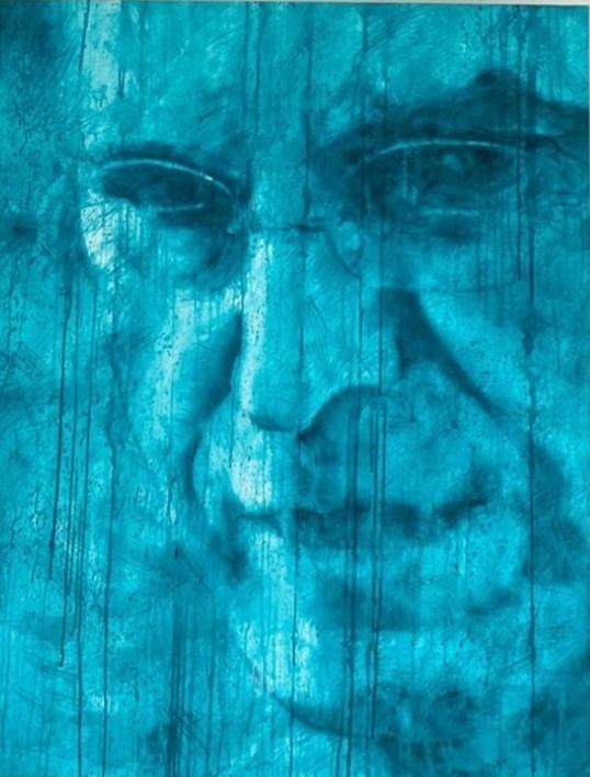 Anselm Kiefer Serie "L@s Pintor@s" |Pintura de Alvaro Sellés | Compra arte en Flecha.es