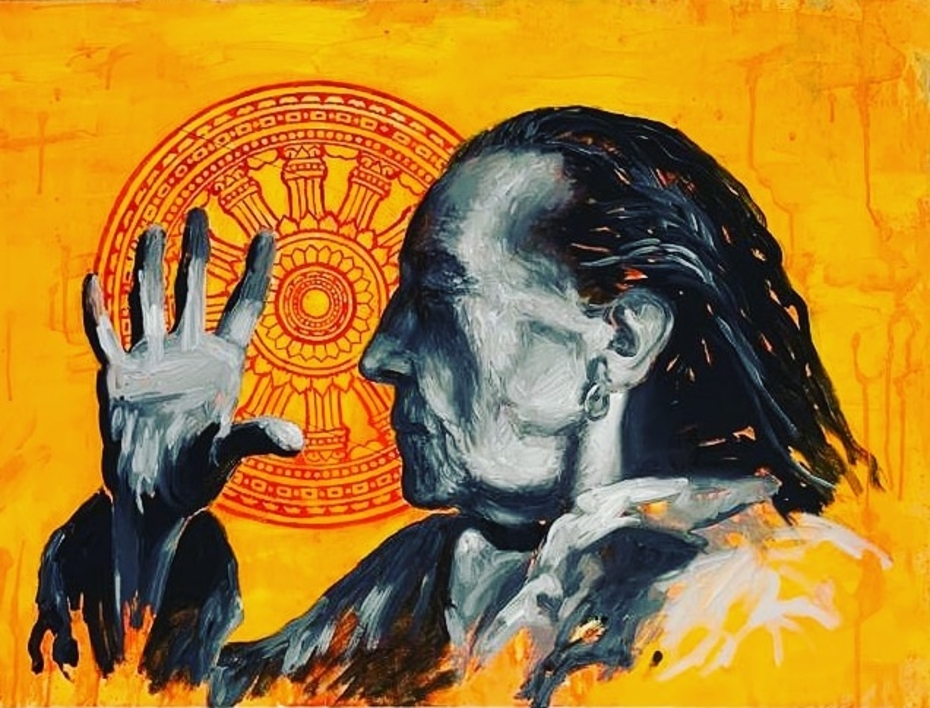 Louise Bourgeoise  Serie "L@s Pintor@s"  Color |Pintura de Alvaro Sellés | Compra arte en Flecha.es