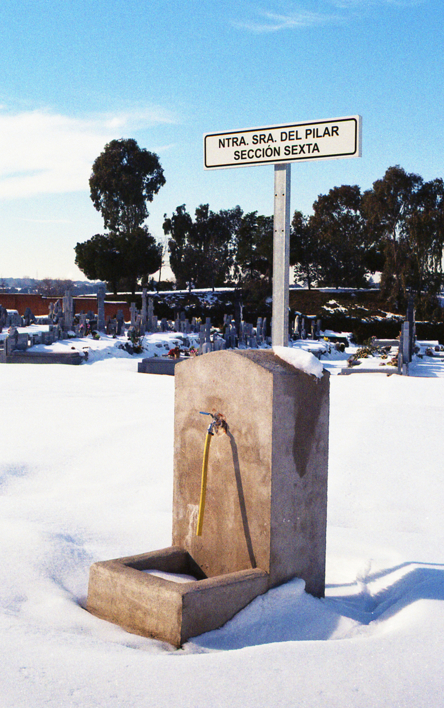 Cementerio e Pozuelo, enero 2021 |Fotografía de Jesús García | Compra arte en Flecha.es
