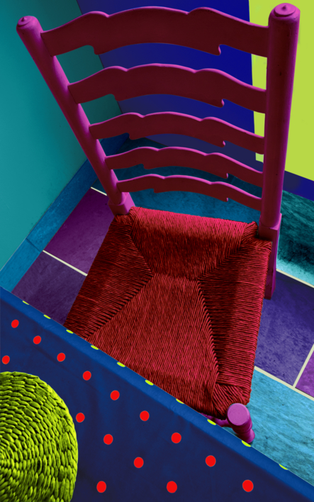 Composición 510, Serie Ausencia, "Ausente de la mesa" |Digital de Christopher Cristóbal Newberry | Compra arte en Flecha.es