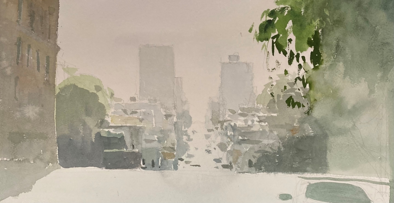 Avenida II |Pintura de Iñigo Lizarraga | Compra arte en Flecha.es