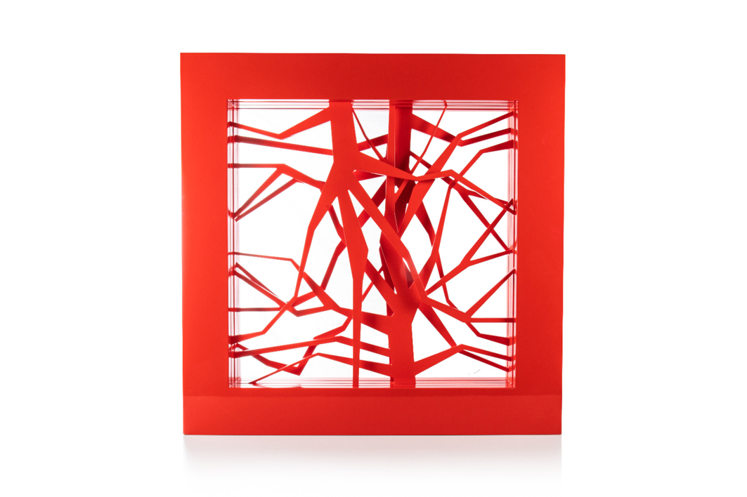 ARBOL ROJO |Escultura de Sandra Mazoy | Compra arte en Flecha.es