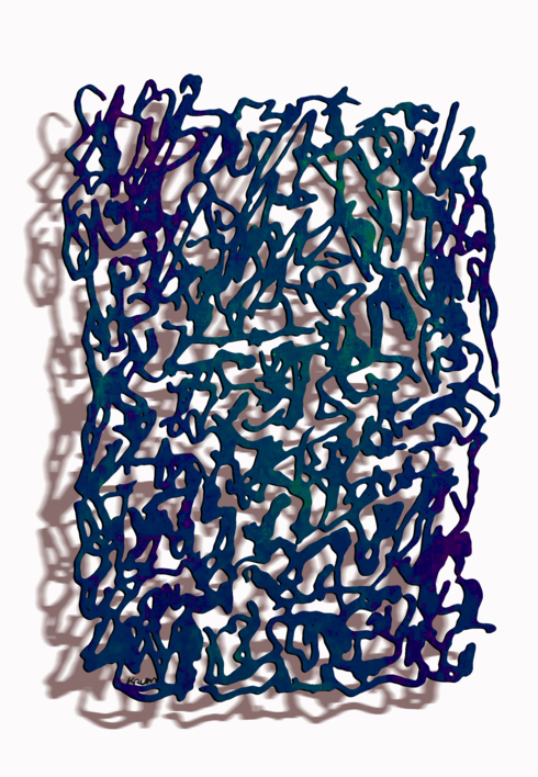 Free Jazz Dance |Escultura de pared de Krum Stanoev | Compra arte en Flecha.es