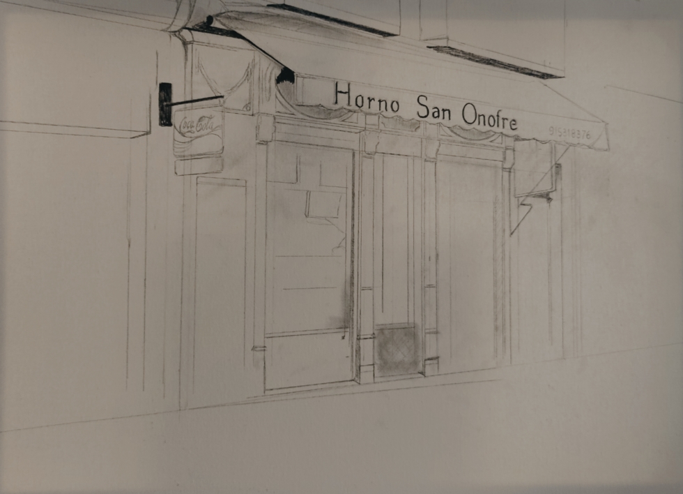 Horno San Onofre-Cl. Hortaleza. Madrid | Pintura de TOMAS CASTAÑO | Compra arte en Flecha.es
