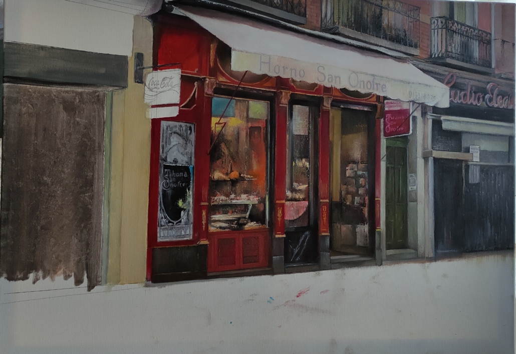 Horno San Onofre-Cl. Hortaleza. Madrid | Pintura de TOMAS CASTAÑO | Compra arte en Flecha.es