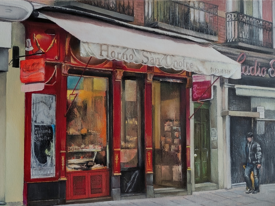 Horno San Onofre-Cl. Hortaleza. Madrid | Pintura de TOMAS CASTAÑO | Compra arte en Flecha.es