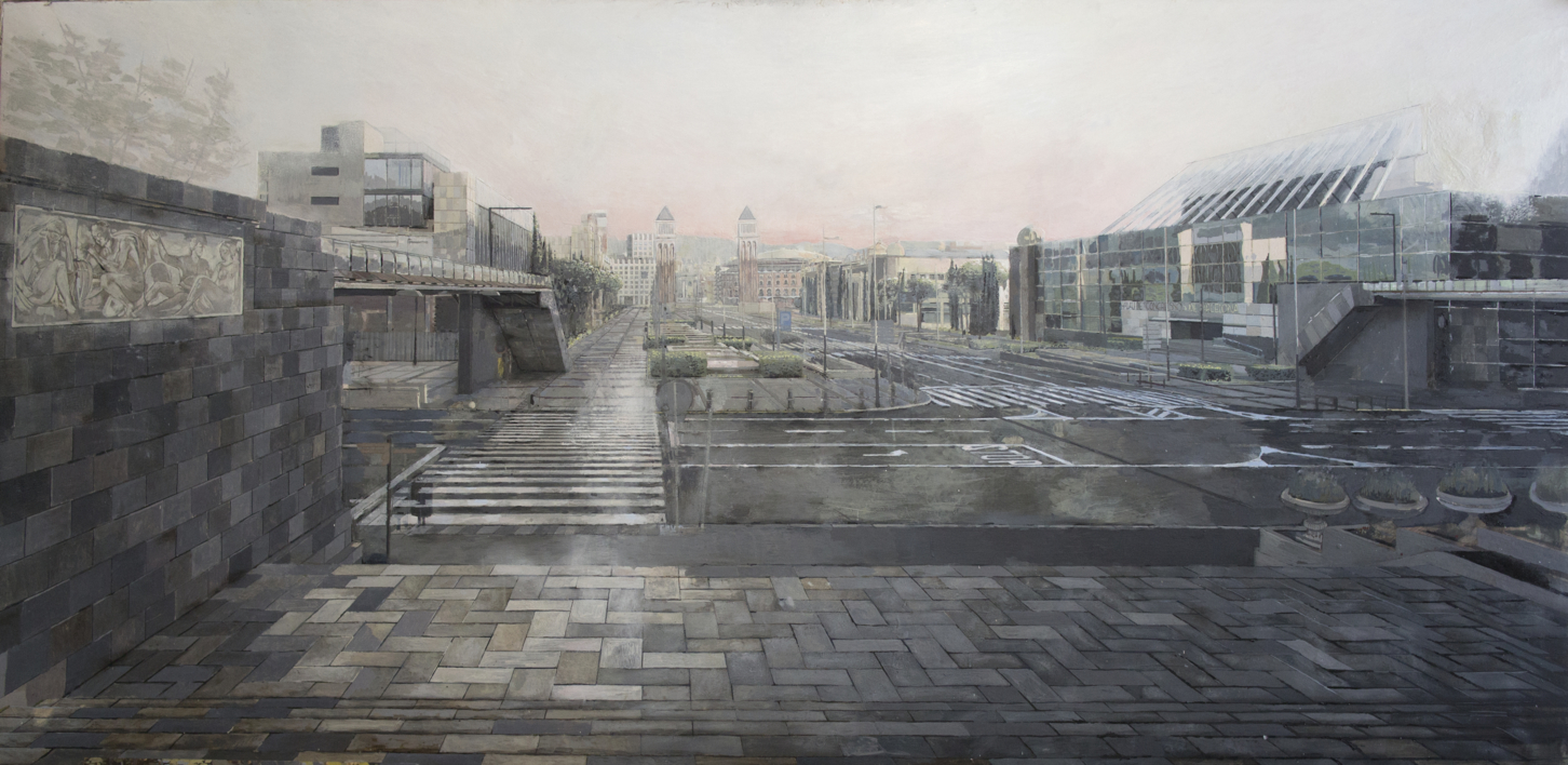 Avenida |Pintura de Álex SR | Compra arte en Flecha.es