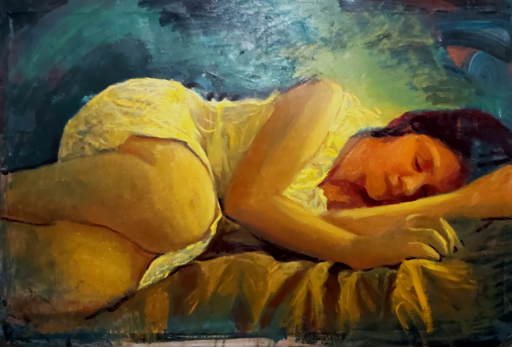 Bella durmiente |Pintura de Eduardo Varela | Compra arte en Flecha.es