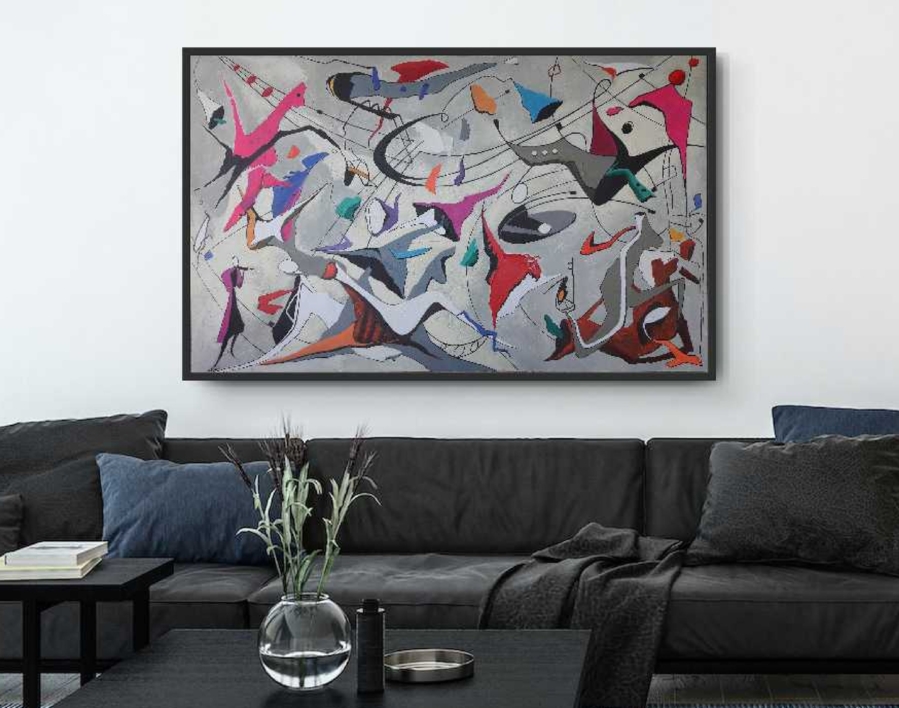Mendelssohn Concerto E minor OP64 | Pintura de Valeriano Cortázar | Compra arte en Flecha.es