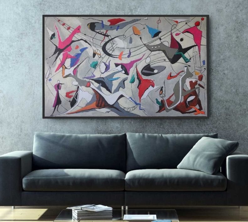 Mendelssohn Concerto E minor OP64 | Pintura de Valeriano Cortázar | Compra arte en Flecha.es