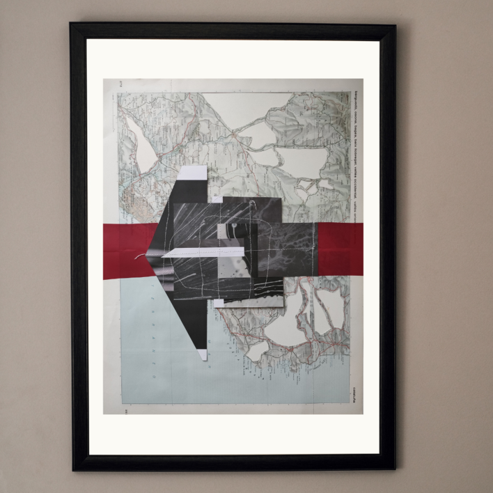 Territorio sin petroleo 1 | Collage de Fabiana Zapata | Compra arte en Flecha.es