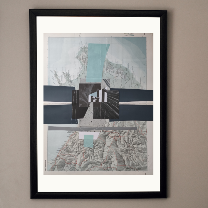 Territorio sin petrole 6 | Collage de Fabiana Zapata | Compra arte en Flecha.es