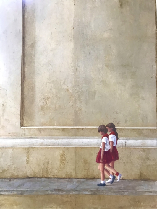 Vuelta del colegio |Pintura de marta gomez de la serna | Compra arte en Flecha.es