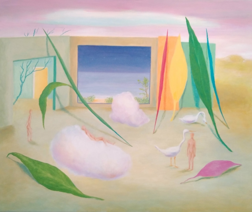Utopía de descanso |Pintura de Miguel G Moreno | Compra arte en Flecha.es