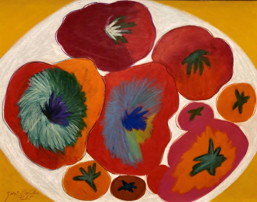 Tomates Grandes Rojos |Pintura de Cuca García-Bernardo | Compra arte en Flecha.es
