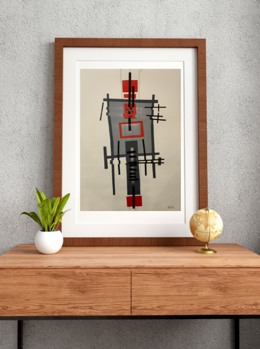 Laguna gris | Collage de Fabiana Zapata | Compra arte en Flecha.es