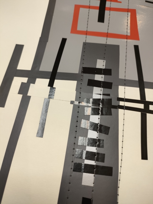 Laguna gris | Collage de Fabiana Zapata | Compra arte en Flecha.es