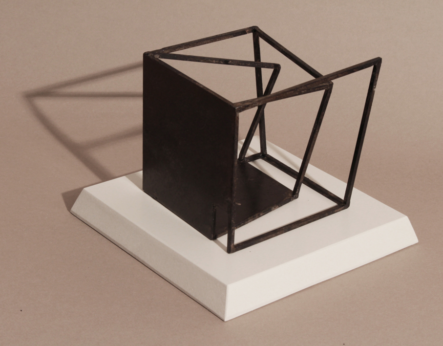 Cubo 5 Corte | Escultura de erik Kirksaether | Compra arte en Flecha.es