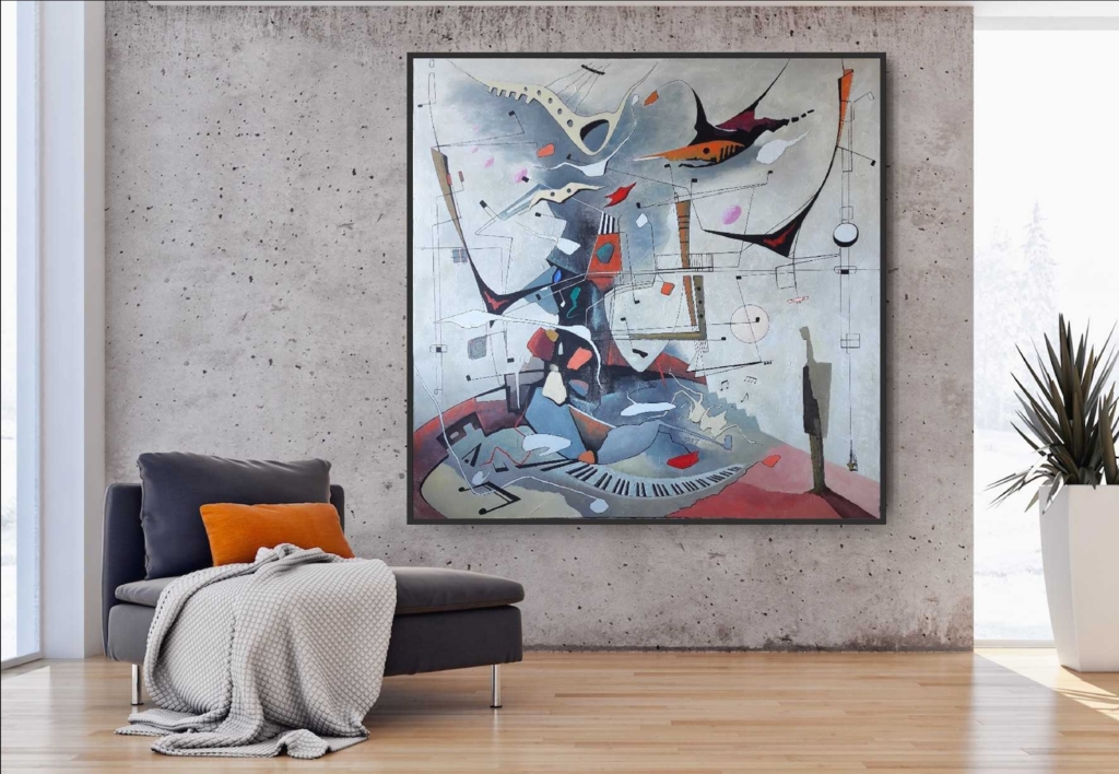 INTROSPECCIÓN  MUSICAL | Pintura de Valeriano Cortázar | Compra arte en Flecha.es