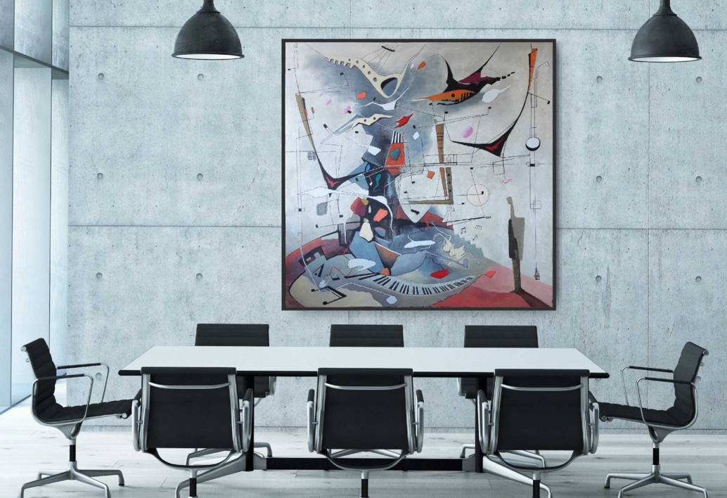 INTROSPECCIÓN  MUSICAL | Pintura de Valeriano Cortázar | Compra arte en Flecha.es