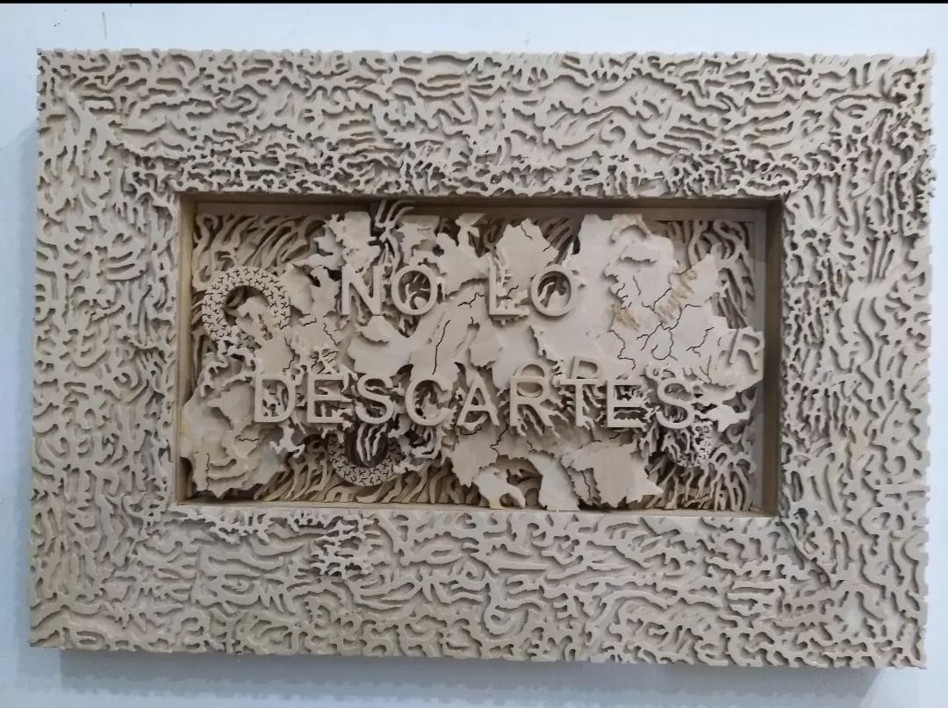 No lo descartes |Escultura de pared de Nacho  Angulo | Compra arte en Flecha.es