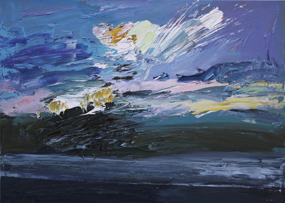 Desde la carretera 24 |Pintura de Javier Bolaños de hoyos | Compra arte en Flecha.es