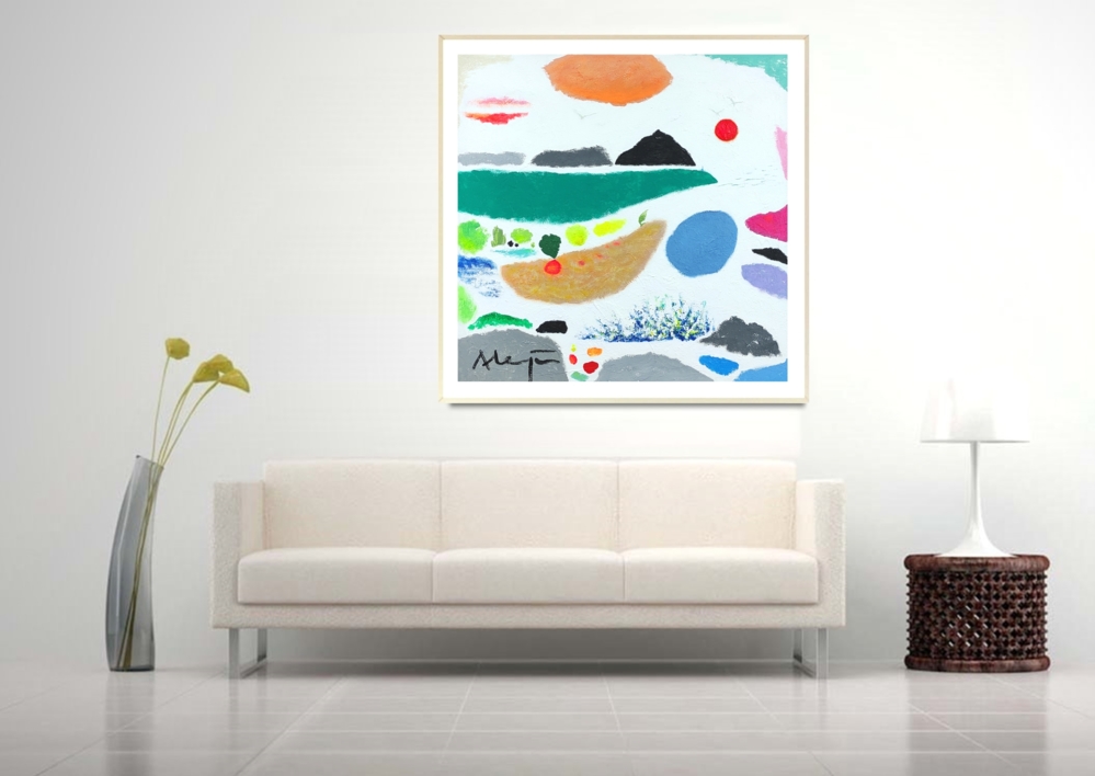 Playa de A Frouxeira | Pintura de ALEJOS | Compra arte en Flecha.es