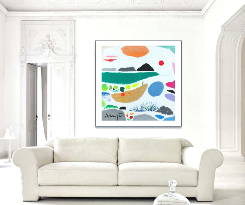 Playa de A Frouxeira | Pintura de ALEJOS | Compra arte en Flecha.es