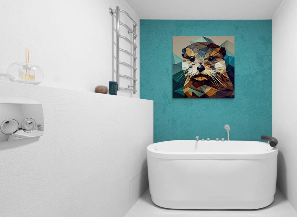 Otter Nutria Love | Digital de Leslie Alvarez | Compra arte en Flecha.es