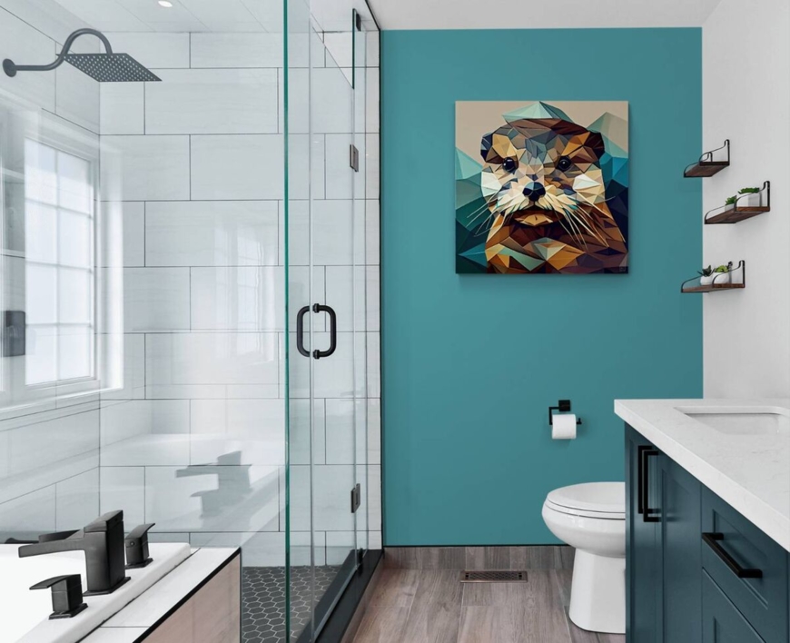 Otter Nutria Love | Digital de Leslie Alvarez | Compra arte en Flecha.es