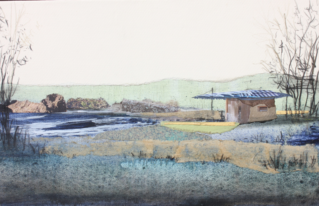 Húmedo amanecer |Collage de Eduardo Query | Compra arte en Flecha.es