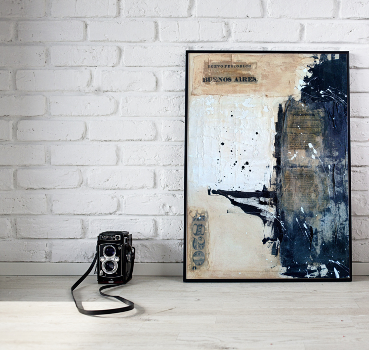 Diario de Buenos Aires | Collage de Arderico | Compra arte en Flecha.es