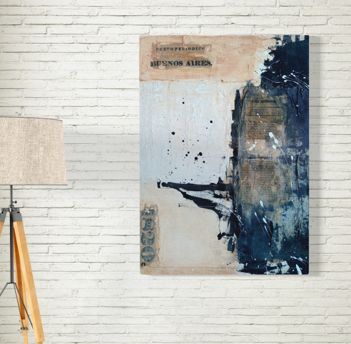 Diario de Buenos Aires | Collage de Arderico | Compra arte en Flecha.es