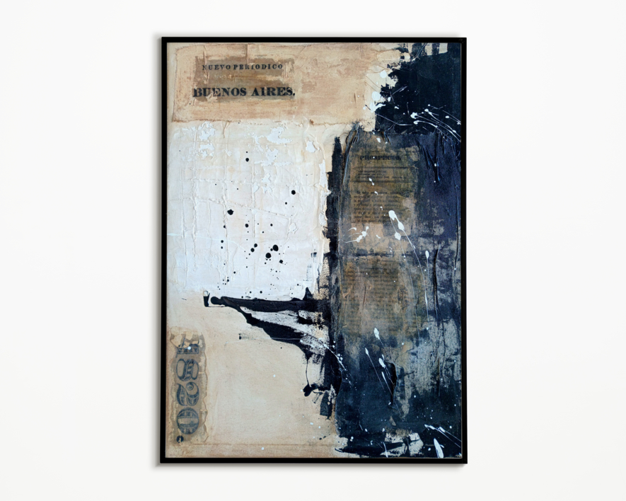 Diario de Buenos Aires | Collage de Arderico | Compra arte en Flecha.es