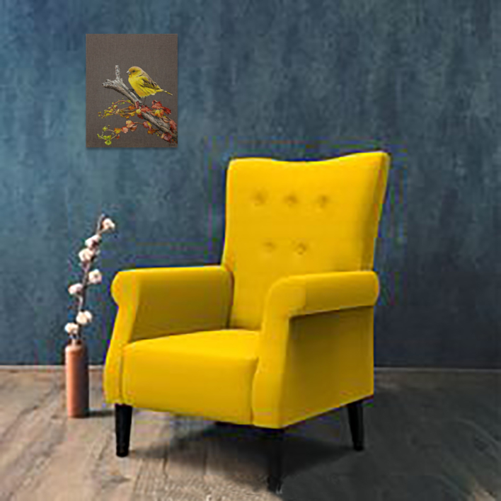 El Canario Amarillo. | Pintura de Anastasia Woron | Compra arte en Flecha.es