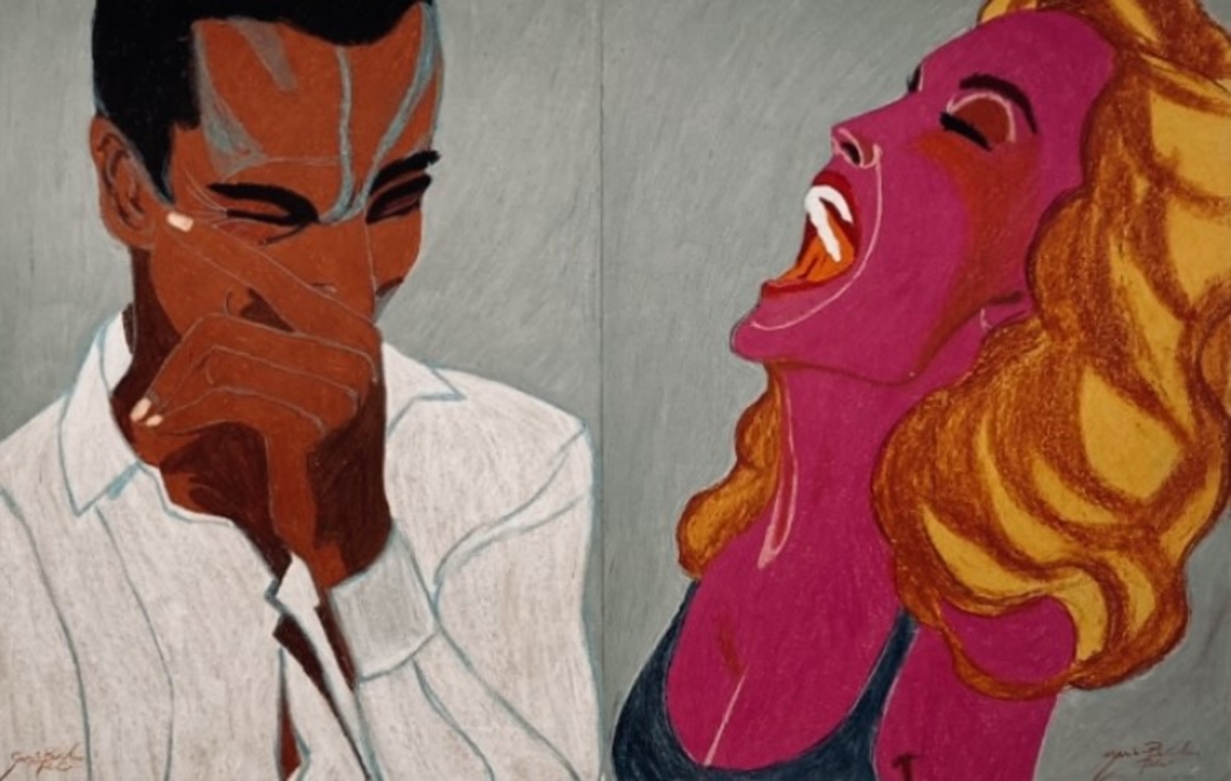 A Carcajadas |Dibujo de Cuca García-Bernardo | Compra arte en Flecha.es
