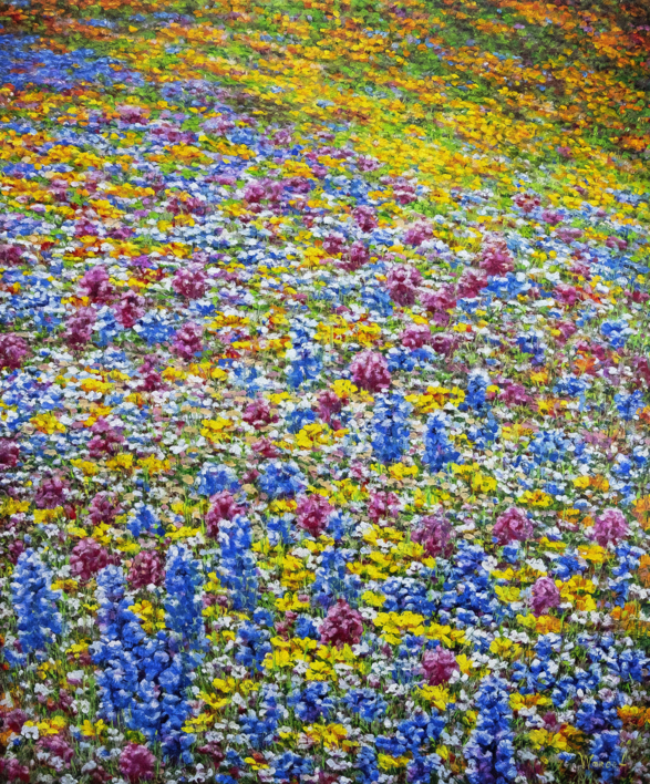 El Campo de Flores Silvestres . |Pintura de Anastasia Woron | Compra arte en Flecha.es