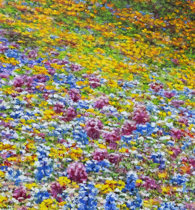 El Campo de Flores Silvestres . | Pintura de Anastasia Woron | Compra arte en Flecha.es