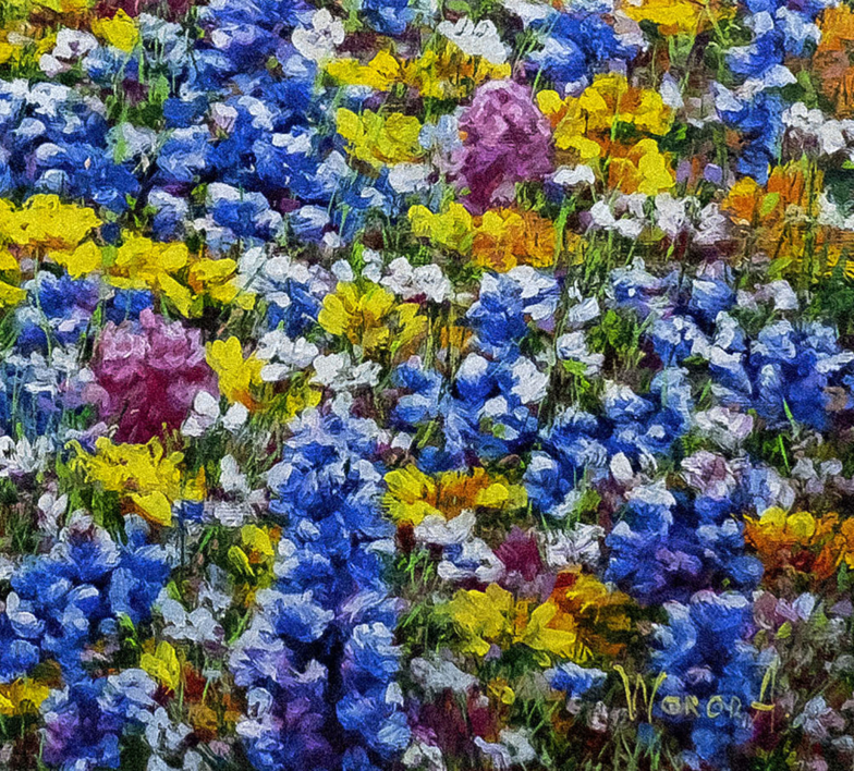 El Campo de Flores Silvestres . | Pintura de Anastasia Woron | Compra arte en Flecha.es