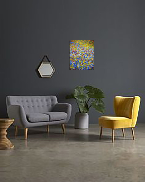 El Campo de Flores Silvestres . | Pintura de Anastasia Woron | Compra arte en Flecha.es